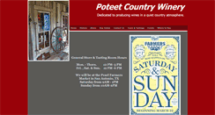 Desktop Screenshot of poteetwine.com